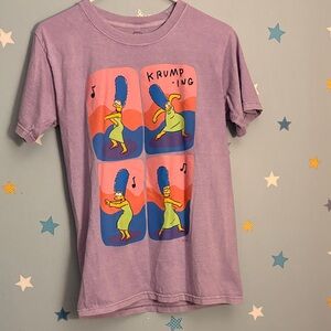 Kids' Purple Graphic Tee with Dancing Character